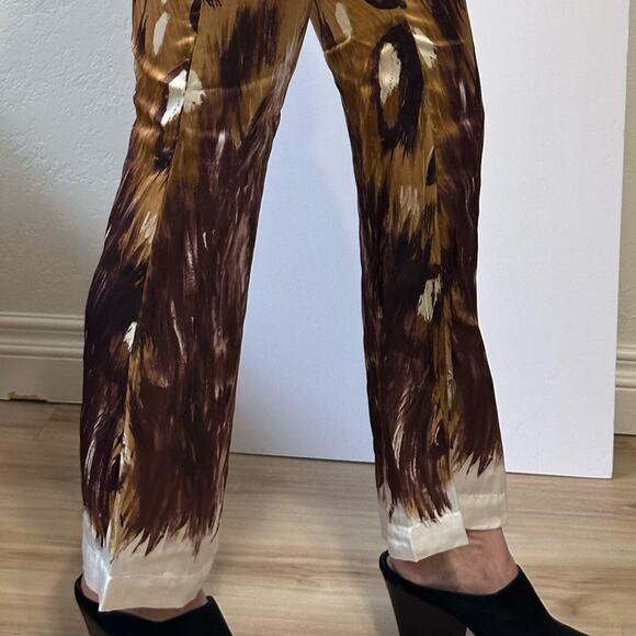 MARNI Wild Bunch Sablé Pants Cropped Flared Pyjama size IT 36 - Picture 6 of 13